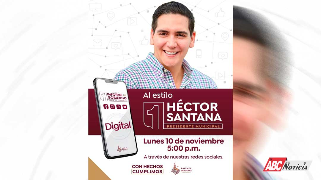 Héctor Santana presentará su Primer Informe de Resultados