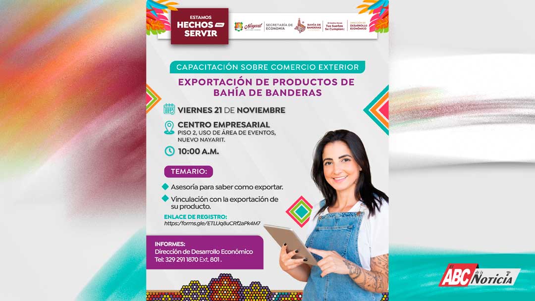 Se abre Capacitación en Comercio Exterior para Emprendedores de Bahía de Banderas