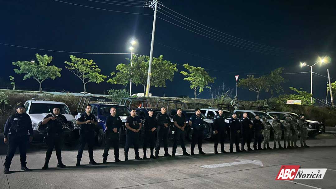 Continúan operativos de seguridad en todo el estado de Nayarit