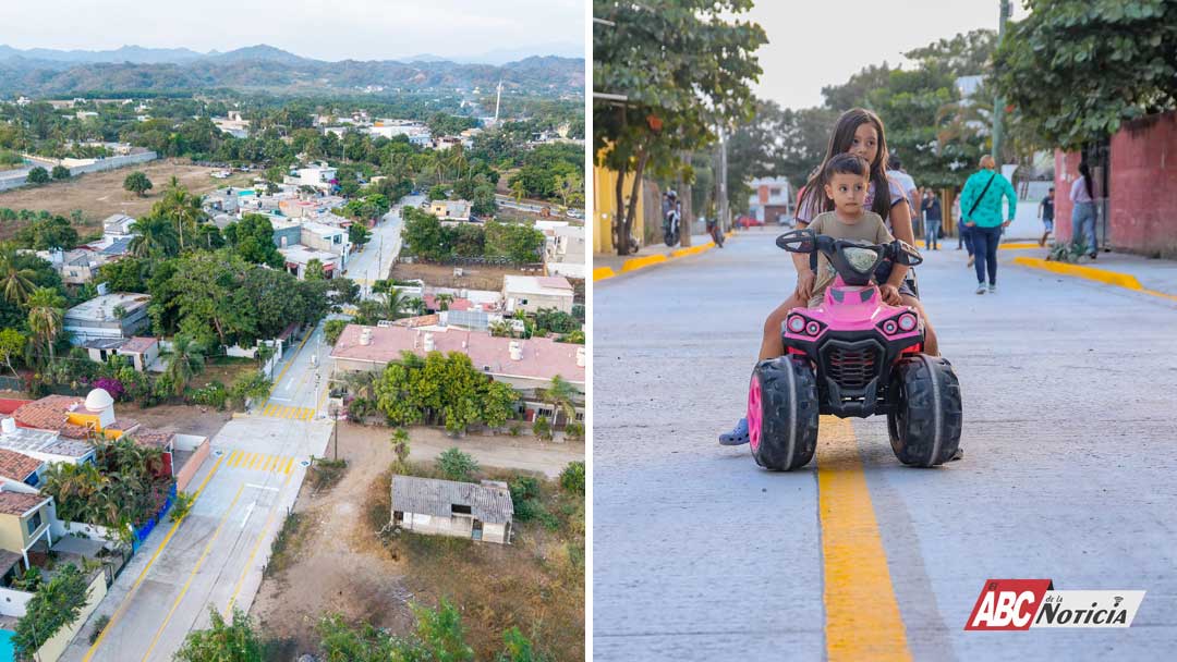 Héctor Santana entrega la calle Girasol en Bucerías, una obra esperada por más de 20 años