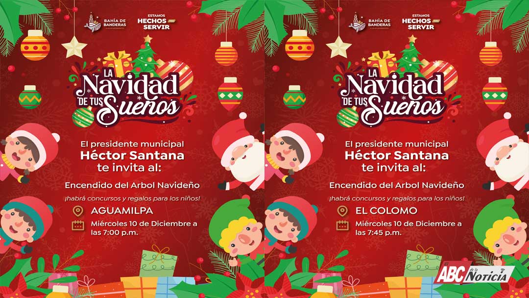 Aguamilpa, El Colomo, San Juan y San Juan Papachula brillarán en el Tercer Día de “La Navidad de tus sueños”