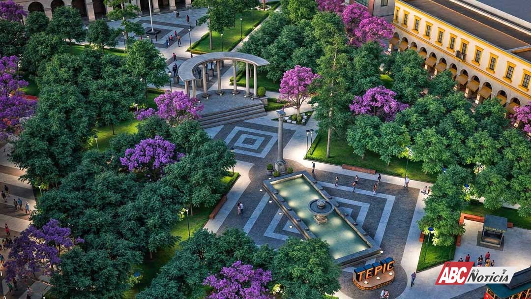 Geraldine Ponce anuncia la transformación del Centro Histórico y la Plaza Principal de Tepic