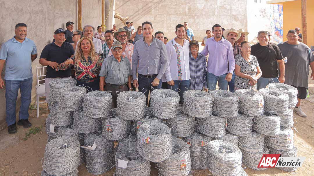 Héctor Santana continúa con el respaldo al campo y a sus ejidos