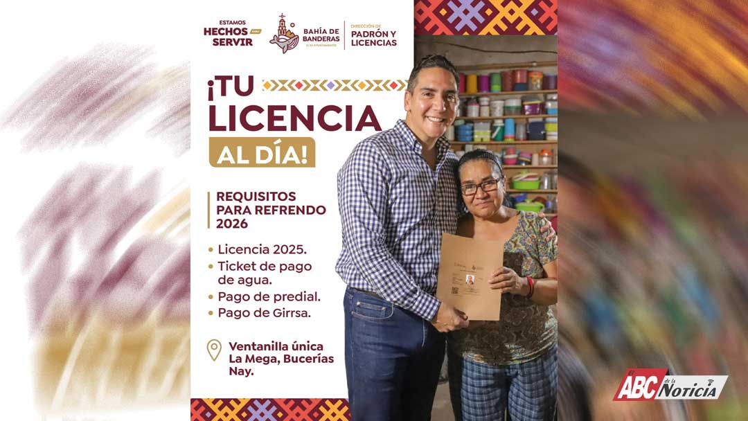 Héctor Santana impulsa el programa “Tu Licencia al Día” en apoyo a los comerciantes de Bahía de Banderas