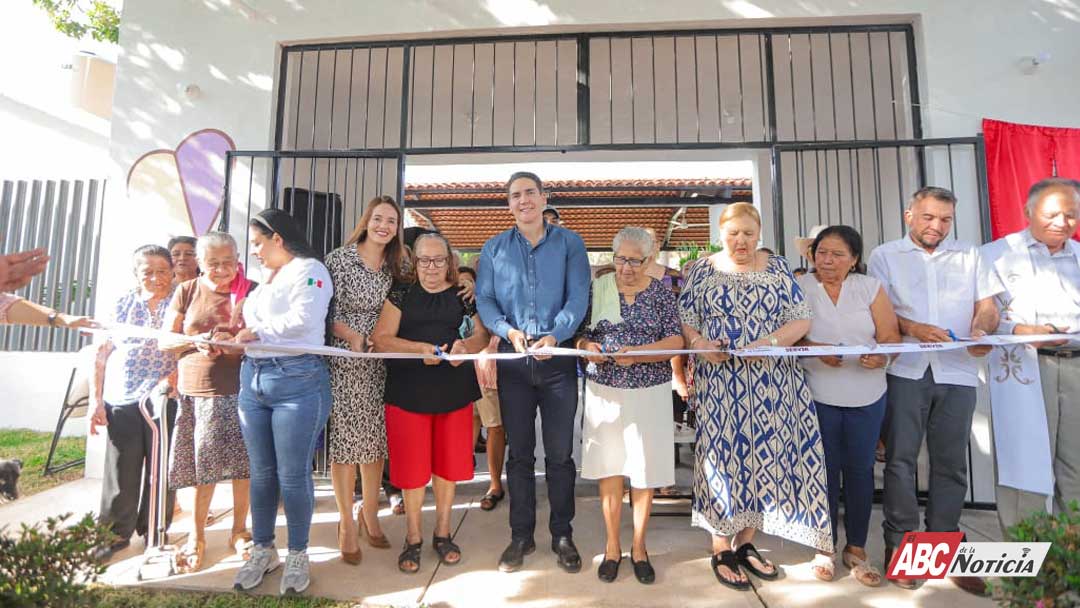 Héctor Santana y Margui Zúñiga inauguran Casa de la Tercera Edad en Los Sauces