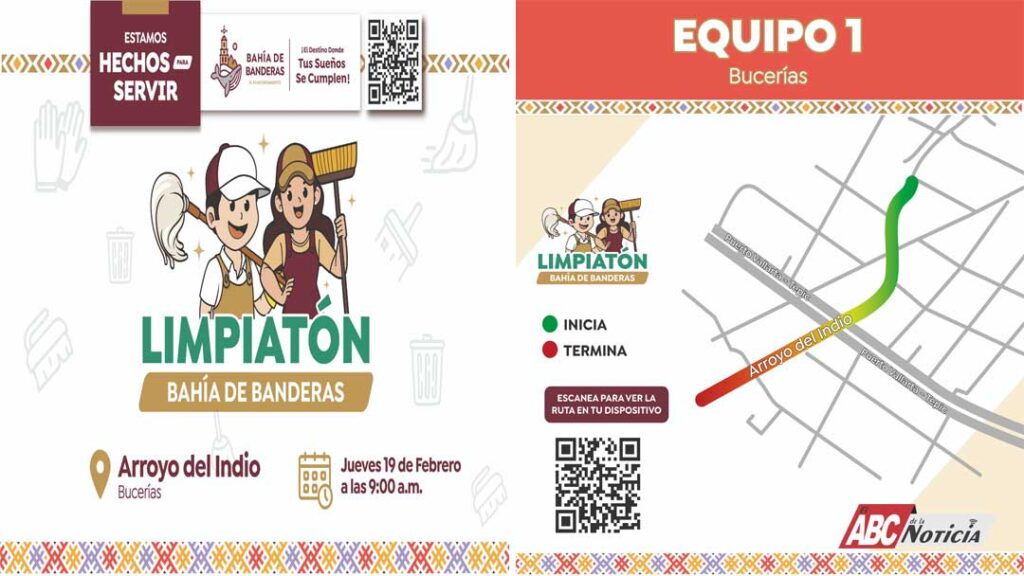 El Limpiatón llegará al Arroyo del Indio en Bucerías