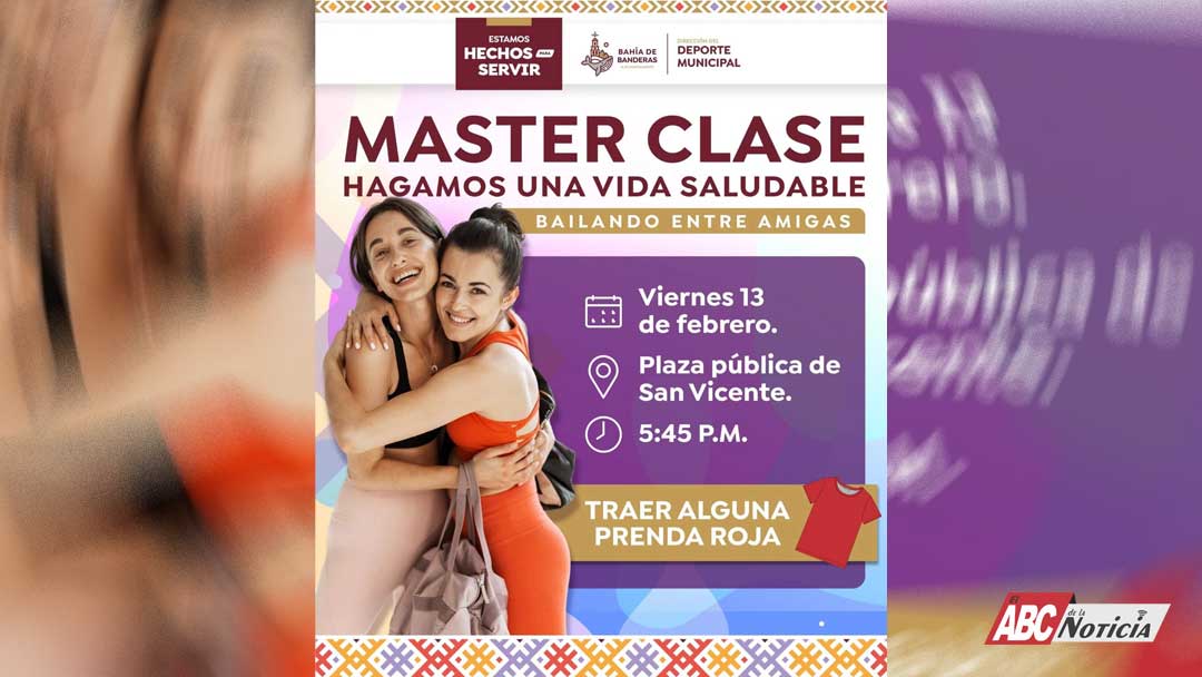 Gobierno de Bahía de Banderas invita a Master Clase de Baile en San Vicente