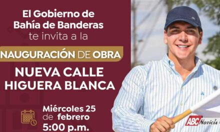 Héctor Santana inaugurará la nueva calle Higuera Blanca