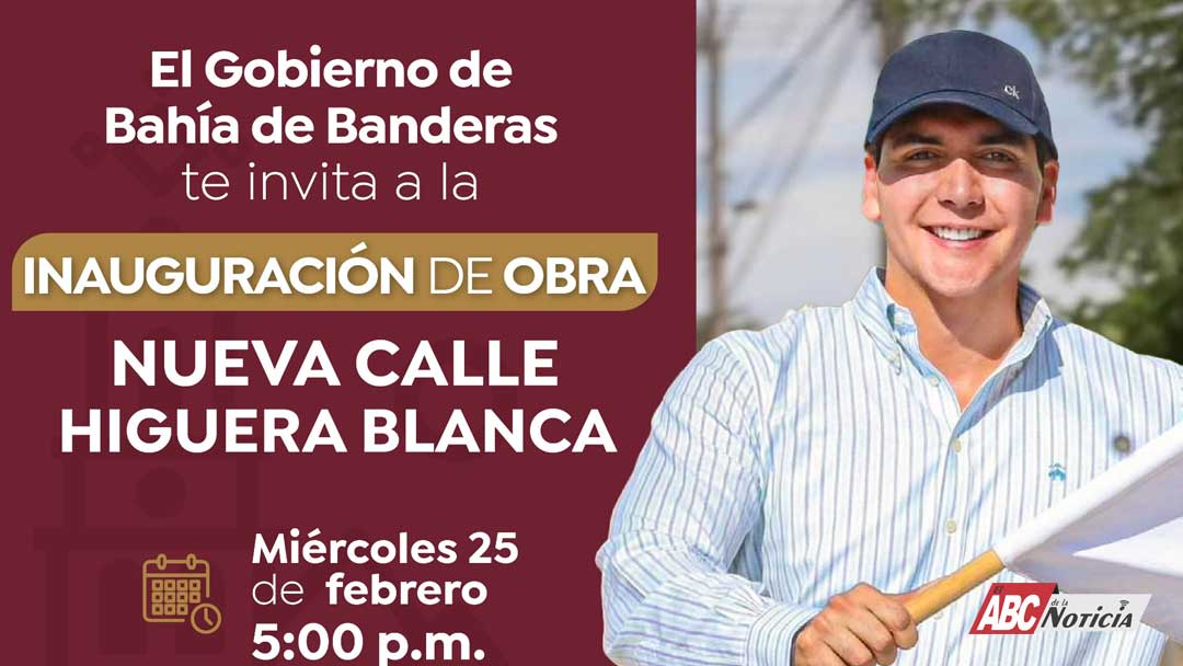 Héctor Santana inaugurará la nueva calle Higuera Blanca