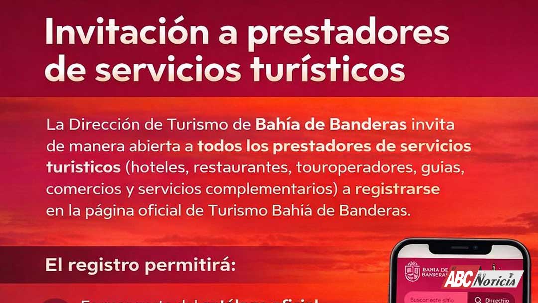 Invitan a prestadores turísticos a integrarse al catálogo oficial de Bahía de Banderas