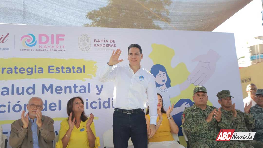 Miguel Ángel Navarro Quintero y Héctor Santana encabezan en Bahía de Banderas la Estrategia Estatal de Salud Mental y Prevención del Suicidio