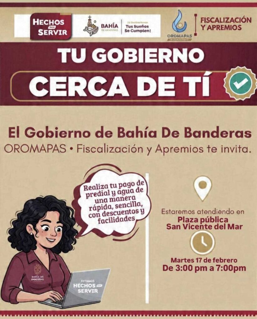 Tu Gobierno Cerca de ti llegará a San Vicente del Mar