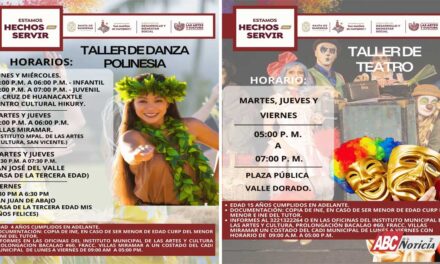 El Gobierno Municipal de Bahía de Banderas impulsa talleres culturales para todas las edades