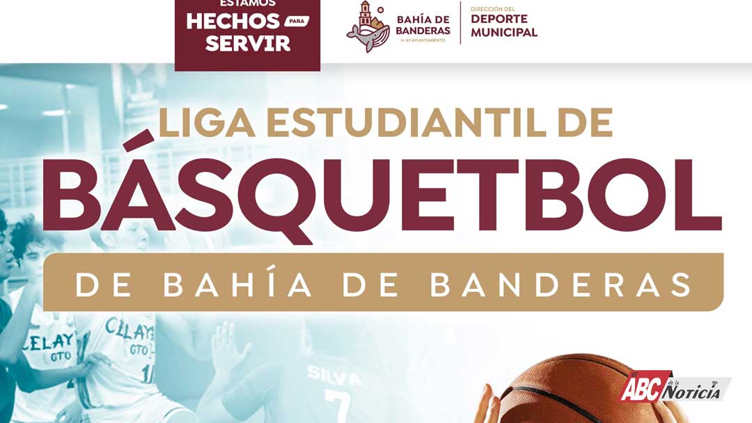 Gobierno municipal invita a participar en la Liga Estudiantil de Básquetbol de Bahía de Banderas