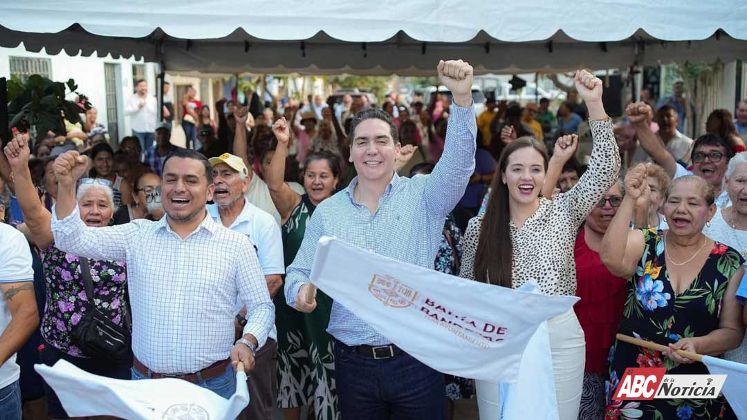 Héctor Santana arranca obra de pavimentación en la calle 3 de Octubre en El Porvenir