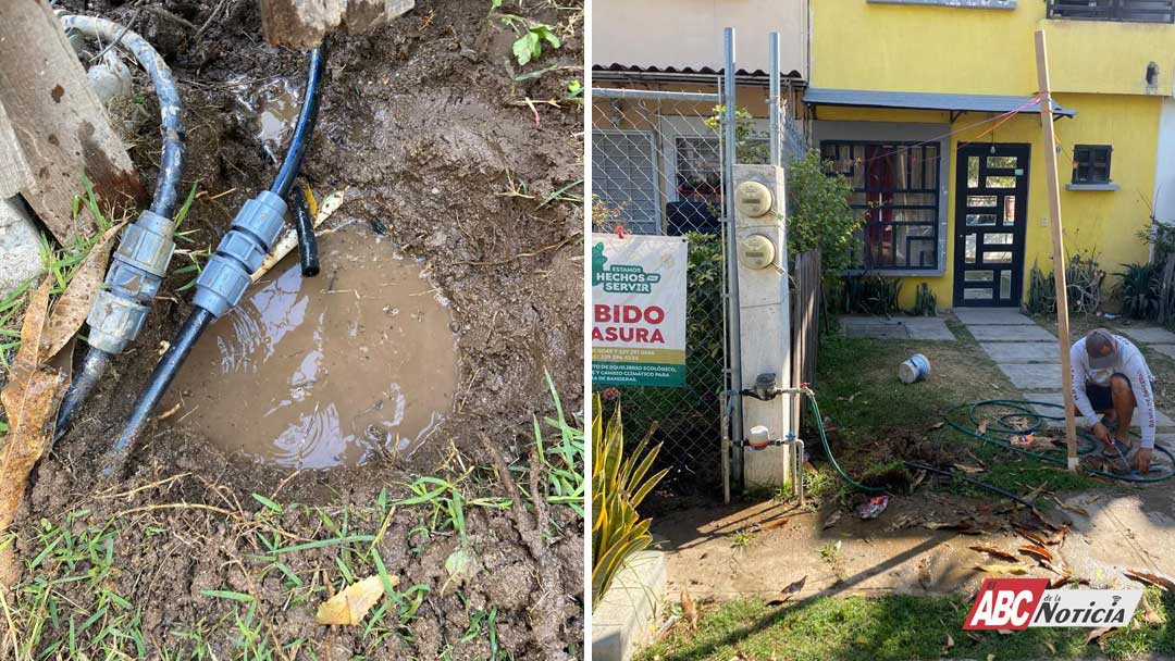 OROMAPAS avanza con los trabajos de reparación de fugas en San José del Valle