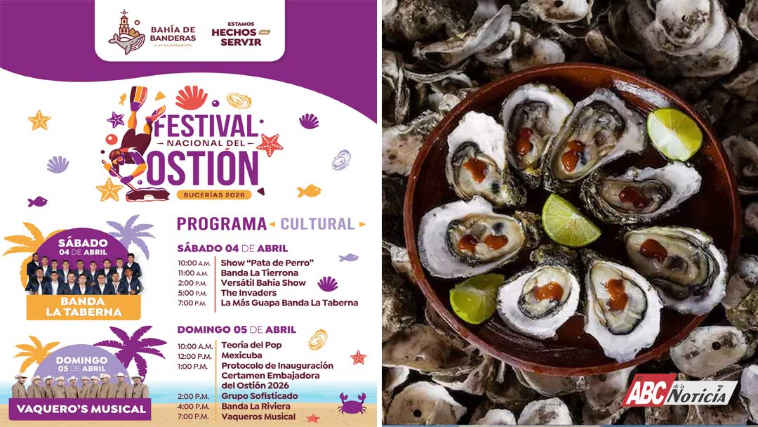 Todo listo para el Festival Nacional del Ostión 2026 en Bahía de Banderas
