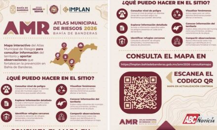 Avanza actualización del Atlas de Riesgo 2026 en Bahía de Banderas
