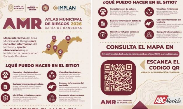 Avanza actualización del Atlas de Riesgo 2026 en Bahía de Banderas