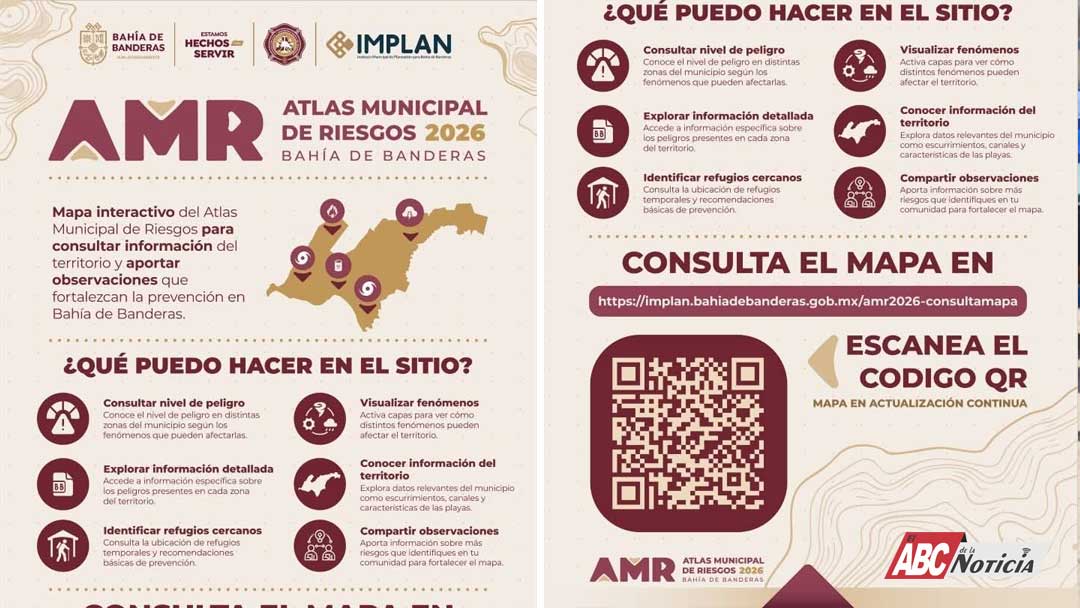 Avanza actualización del Atlas de Riesgo 2026 en Bahía de Banderas