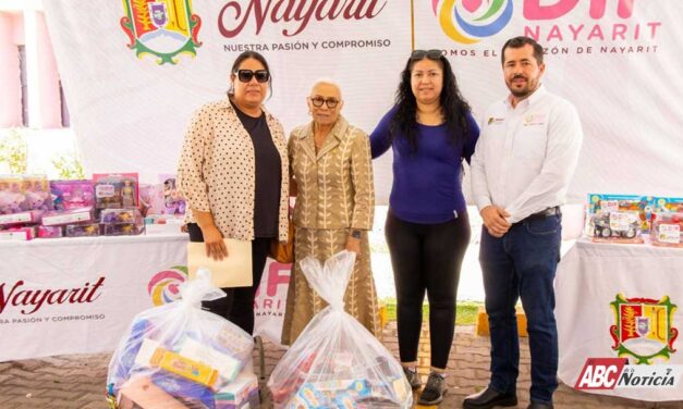 DIF Nayarit reparte alegría: juguetes para la niñez y unión comunitaria