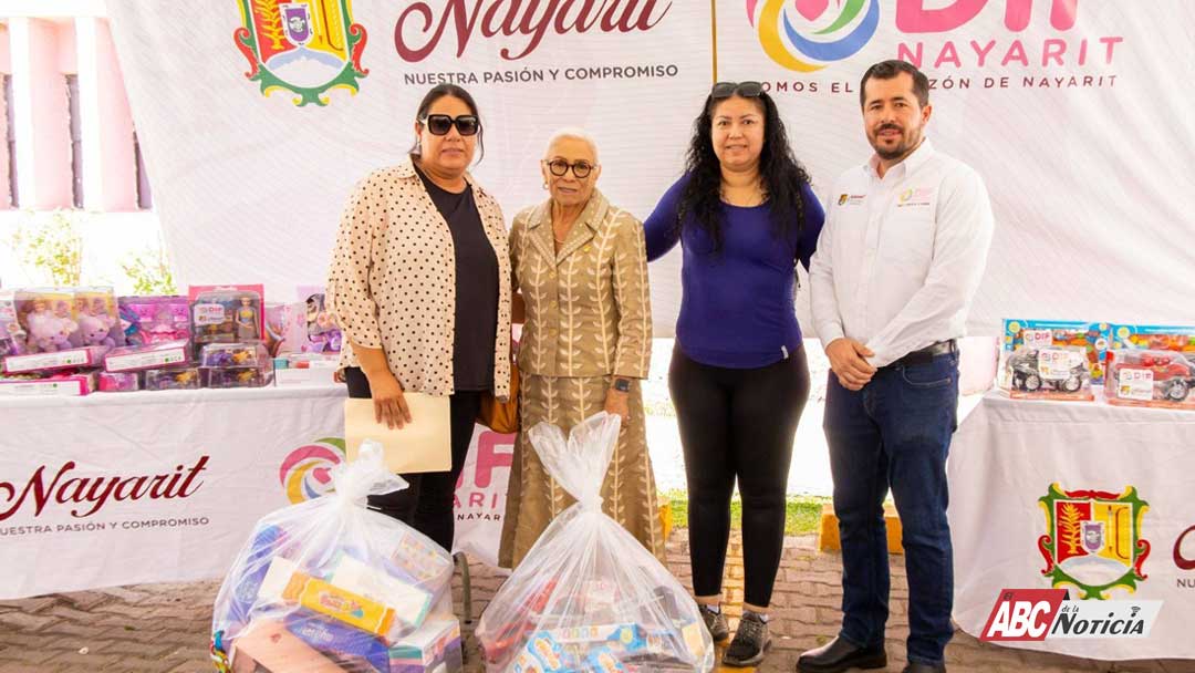 DIF Nayarit reparte alegría: juguetes para la niñez y unión comunitaria