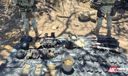 Ejército Mexicano aseguró armamento en el municipio de la Yesca