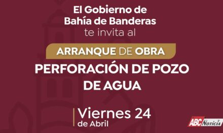 Hoy gran arranque de obra para perforación de pozo de agua en Higuera Blanca
