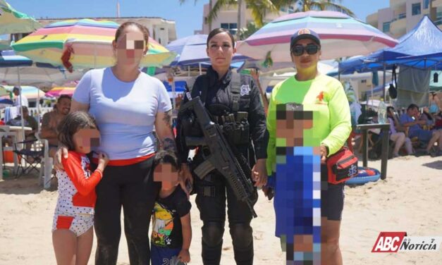 Localiza y reintegra SSPC a menores extraviados durante operativo en Rincón de Guayabitos