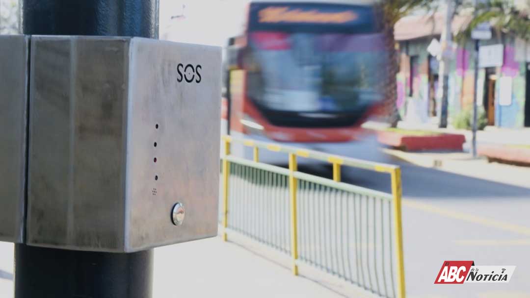 Paradas de transporte contarán con “Botón de pánico” con conexión directa al Centro de Inteligencia