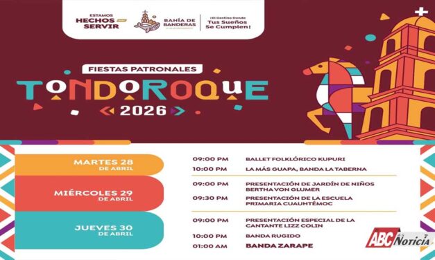 Tondoroque se prepara para sus Fiestas Patronales 2026