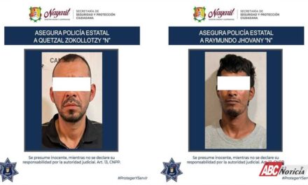 Asegura SSPC a cinco personas en labores de prevención en los municipios de Rosmaorada, Bahía de Banderas, Acaponeta y Tepic