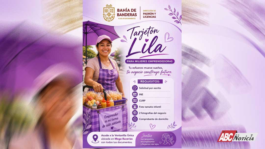 Bahía de Banderas impulsa a mujeres emprendedoras con el “Tarjetón Lila”