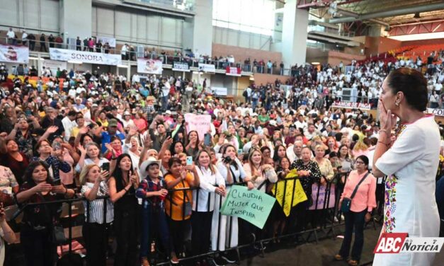 Con la celebración del día de las madres, la presidenta Claudia Sheinbaum culmina gira de tres días por Sonora