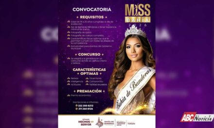 Convocan a jóvenes a participar en “Miss Bahía 2026”