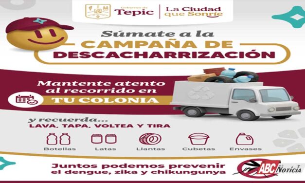 En Tepic, la lucha contra el dengue es tarea de todas y todos