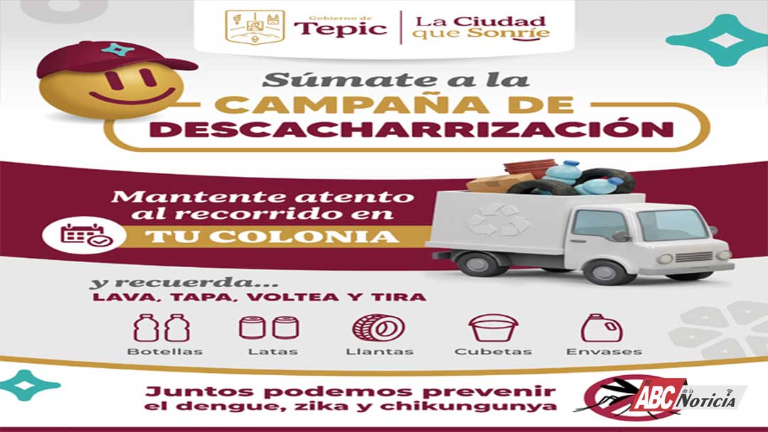 En Tepic, la lucha contra el dengue es tarea de todas y todos