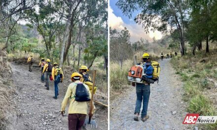 Geraldine Ponce refuerza apoyo para atender incendio en el cerro de San Juan