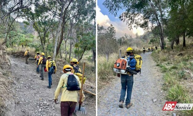 Geraldine Ponce refuerza apoyo para atender incendio en el cerro de San Juan
