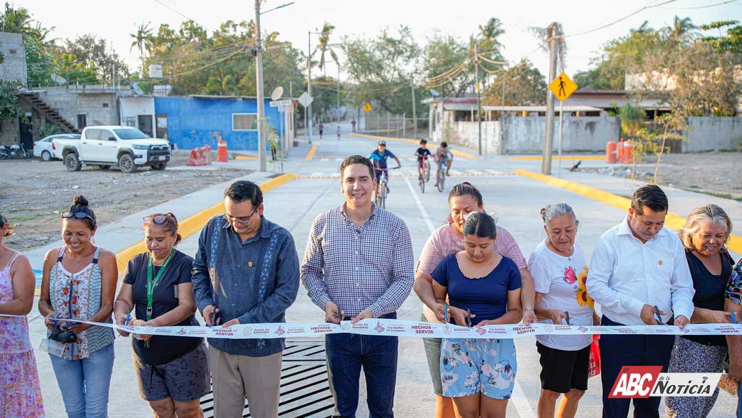 Gobierno de Bahía de Banderas inauguró la calle Josefa Ortiz de Domínguez en Mezcalitos