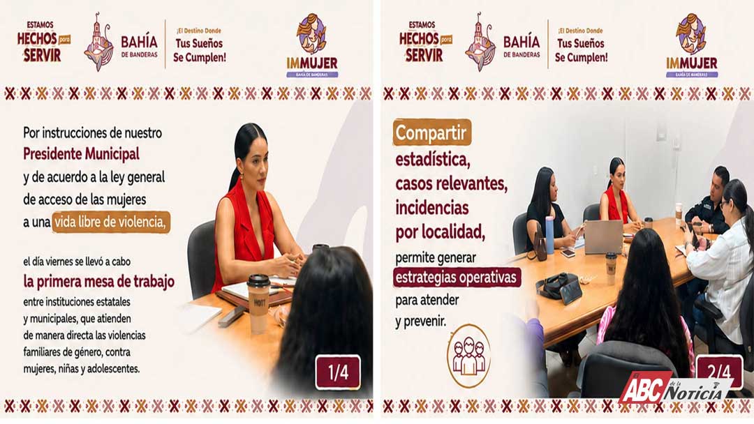 Gobierno de Bahía de Banderas refuerza acciones coordinadas contra la violencia de género