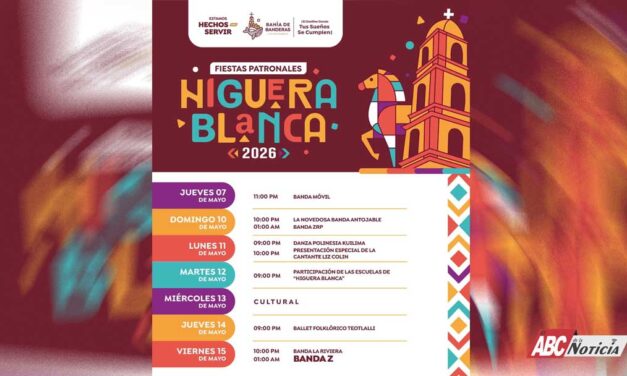Todo listo para las Fiestas Patronales Higuera Blanca 2026
