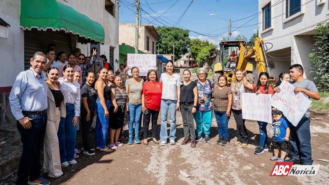 Geraldine Ponce arranca obra elegida por vecinos de la colonia San Juanito y fortalece gobierno de cercanía