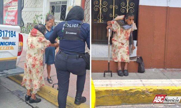 Gobierno de Geraldine Ponce auxilia a adulta mayor extraviada y la regresa con su familia