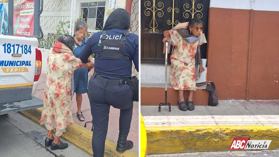 Gobierno de Geraldine Ponce auxilia a adulta mayor extraviada y la regresa con su familia