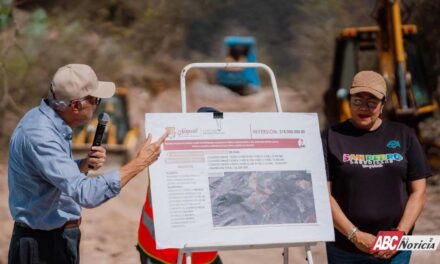 Miguel Ángel Navarro y Beatriz Estrada fortalecen la conectividad carretera en San Pedro Lagunillas