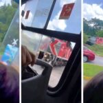 CON PRECAUCIÓN… Afortunadamente del susto no pasó en el bulevar Colosio