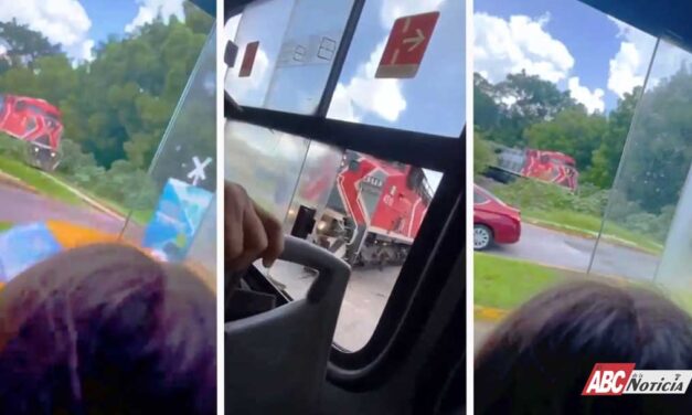 CON PRECAUCIÓN… Afortunadamente del susto no pasó en el bulevar Colosio