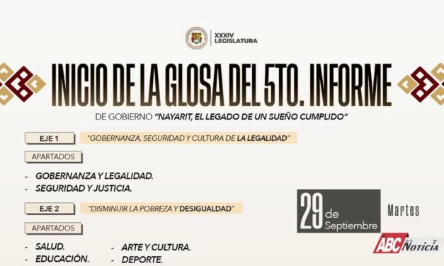 Inicia Poder Legislativo la glosa del V Informe de Gobierno