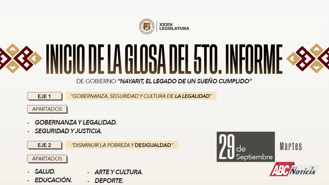 Inicia Poder Legislativo la glosa del V Informe de Gobierno
